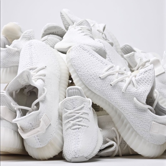 YEEZY Boost 350 V2 Triple White Adidas Sneakers - Picture 8 of 17